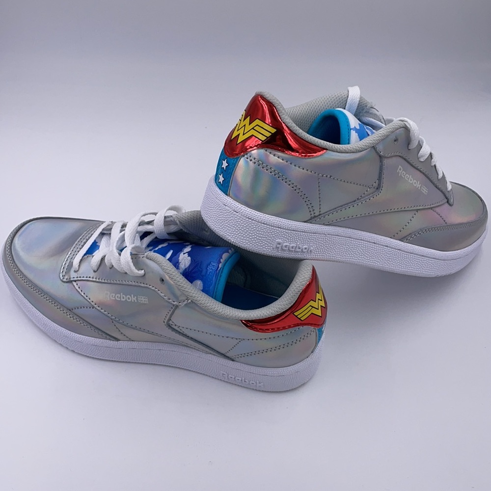 Reebok Club C 85 DC Wonder Woman sneakers, 6 1/2